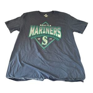 Fanatics Seattle Mariners T-Shirt Size Large Black MLB Tee